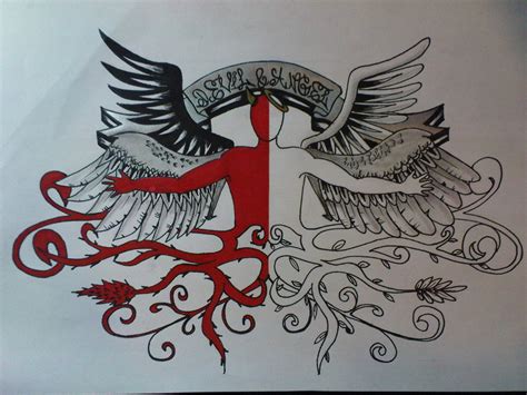 Devil Angel Drawing At Getdrawings Free Download