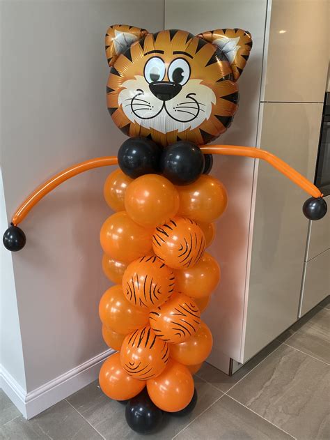 Personalised Tiger Balloon Stack The Little Balloon Company