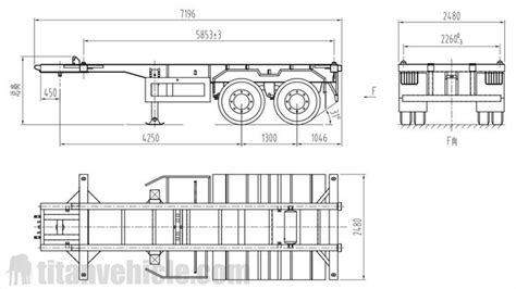 20ft Container Chassis Trailer Will Be Sent To Nigeria