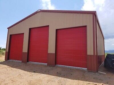 X Steel Building Simpson Metal Garage Storage Shop Building Kit Ebay