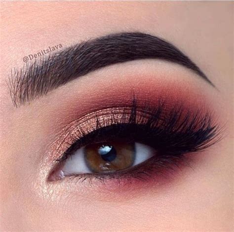 Image Result For Burgundy Eyeshadow Red Eye Makeup Eyeshadow Makeup Smokey Eye Makeup