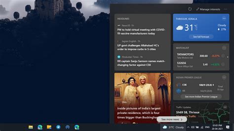 Hur Man Inaktiverar Widgeten Nyheter Och Intressen I Windows 10