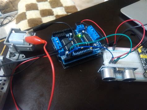Arduinoと超音波センサーhc Sr04でdcモーターをコントロールしたい Arduino Qiita
