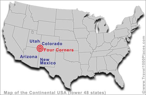 Four Corners Monument Arizona New Mexico Colorado Utah Travel1000places Travel