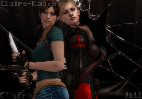 claire redfield and jill valentine by claire kaede on deviantart