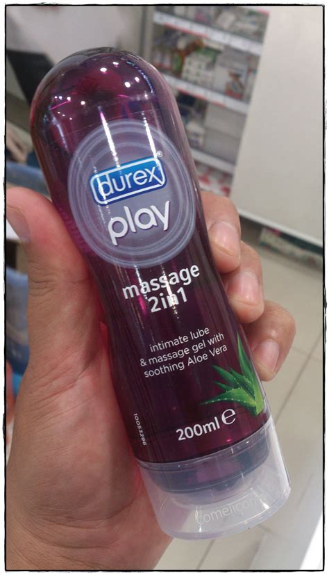 durex 2in1 massage and play intimate lube massage gel lubricant 200ml lubes lotions