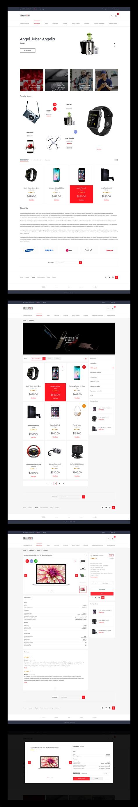Check Out This Behance Project “duos Electronic Store”