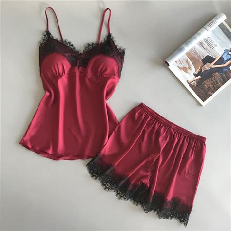 Buy Feitong New Sexy Sleepwear For Women Lace Satin