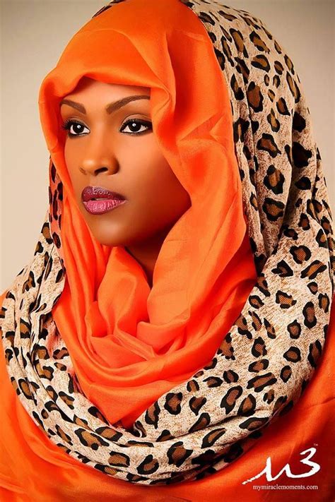 african beauty african fashion muslim hijab ebony girls glam dresses orange fashion
