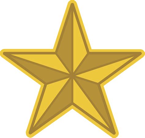 Gold Star Png Transparent