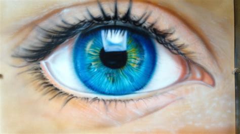 Airbrush Eye Speed Painting Soundtrack Wieland Möller Youtube