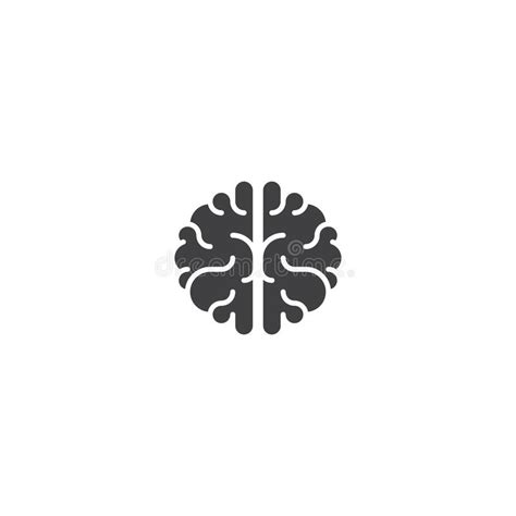 Brain Logo Icon Template Stock Vector Illustration Of Generated