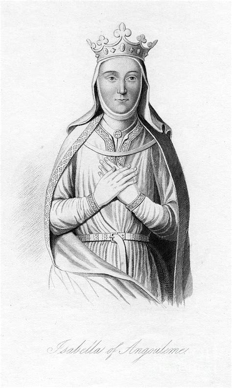 Isabella Of Angouleme C1187 1246 By Print Collector