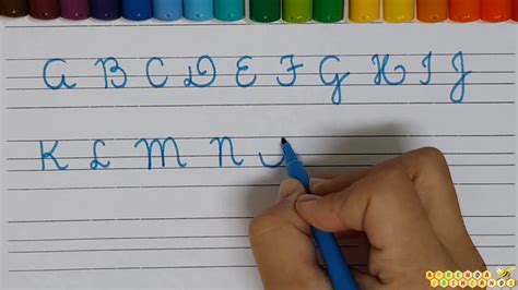 Caligrafia Do Alfabeto Letra De Mão Maiúscula Aprenda Brincando Youtube