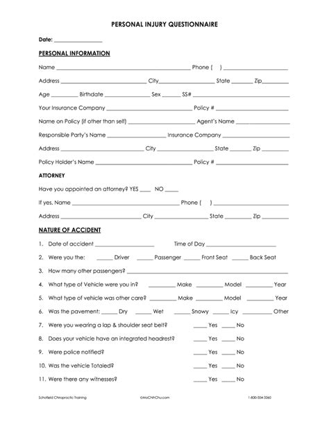 Printable Injury Form Template Fillable Samples In Sexiz Pix