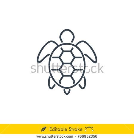 Check spelling or type a new query. Turtle Icon / Vector - In Line / Stroke Design | Turtle tattoo designs, Turtle drawing, Turtle ...