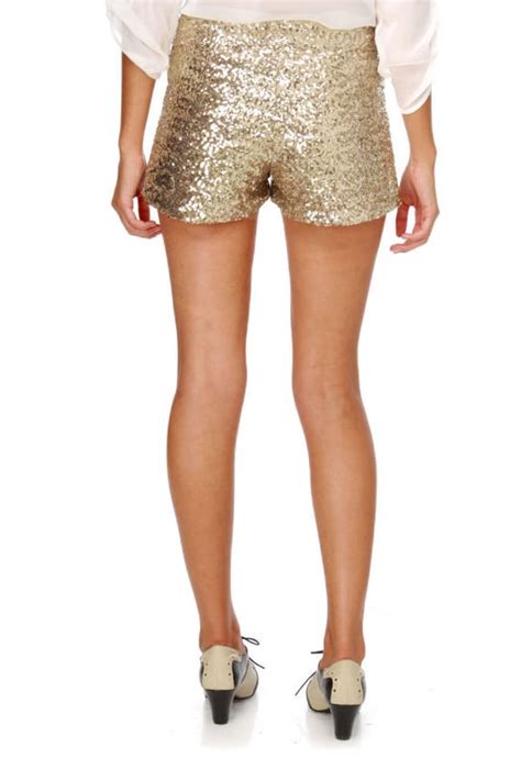 Cute Sequin Shorts Gold Shorts Tap Shorts 5500