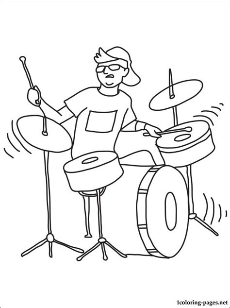 Drums Coloring Pages For Adults Coloring Pages