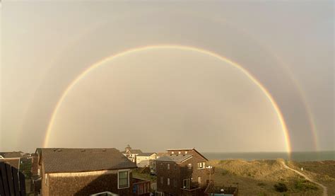 Anyone Else Get A Better Picture Of This Gigantic Full Double Rainbow