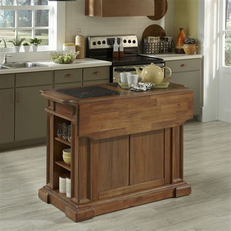 Home Styles Americana Kitchen Island With Granite Top And Reviews Wayfair