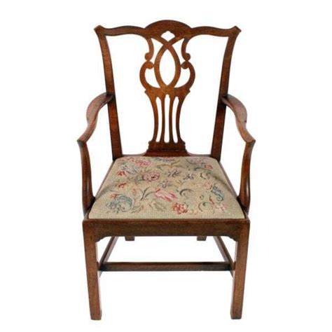 Antique 18th Century Chippendale Elbow Chair Antiquescouk