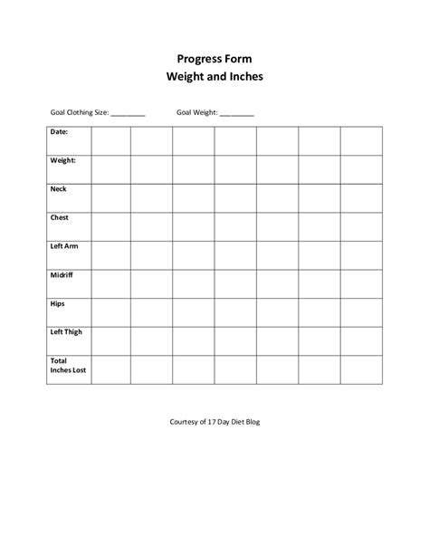 2024 Weight Loss Chart Fillable Printable Pdf And Forms Handypdf