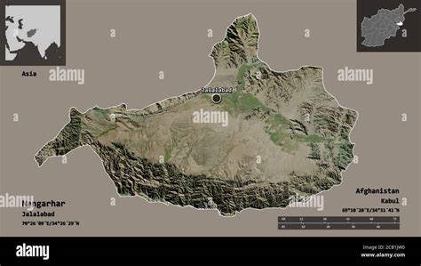 Shape Of Nangarhar Province Of Afghanistan And Its Capital Distance