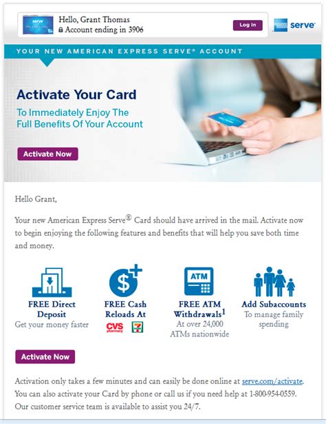 You can either activate it online or call the number printed. How to Convert from a Bluebird Card to an American Express Serve Card