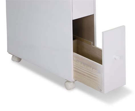 This unique cabinet offers a modern storage solution ideal for any bathroom. Slim Bathroom Storage Cabinet | Furniture & Home Décor ...
