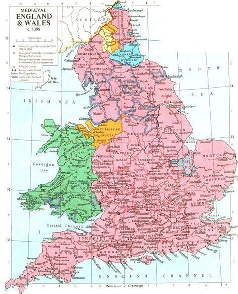 England Medieval England Map History Of England