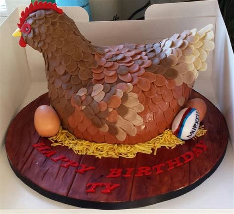 Chicken Cake Decorated Cake By Jodie Cakesdecor