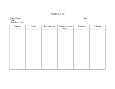 Nursing Care Plan Templates Blank Templates Example Templates Example