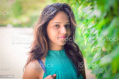 Portrait Of A Beautiful Indian Girl Stock Photo Download Image Now
