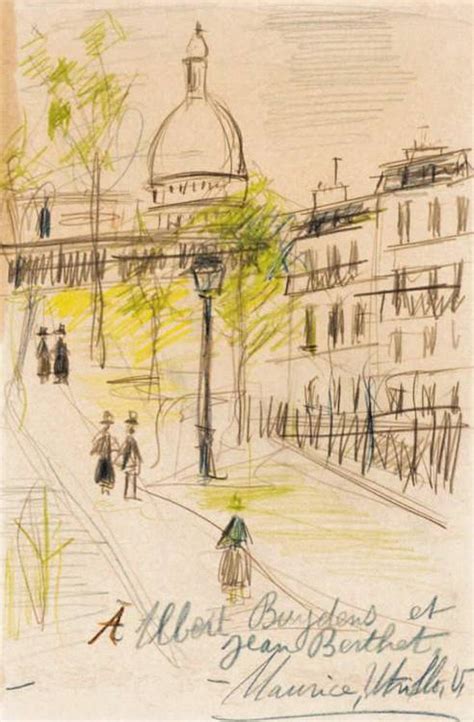 Sold Price Maurice Utrillo 1883 1955 Le Sacre Coeur De Montmartre