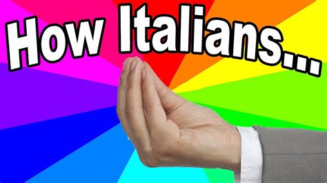What Is The Italian Hand Gesture Meme The Meaning And Origin Of The