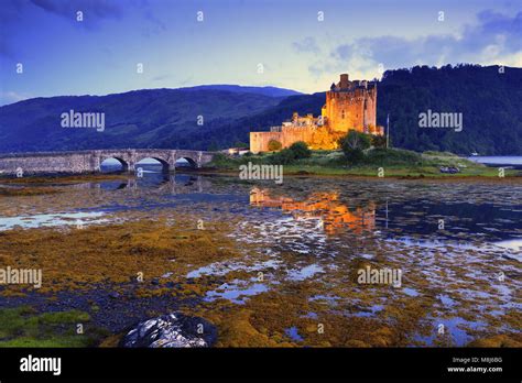 The Eileen Donan Or Island Of Donan Castle Is A 13th Century Castle