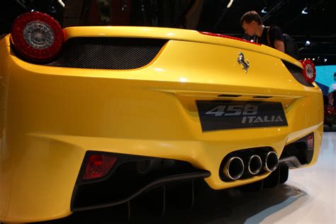 Sports Cars Ferrari 458 Italia Yellow Wallpapers 2012