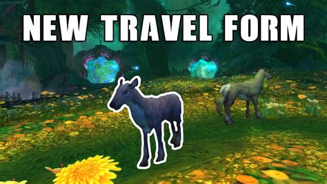 Wowlegion New Druid Travel Form Doe Does It Look Cool Youtube