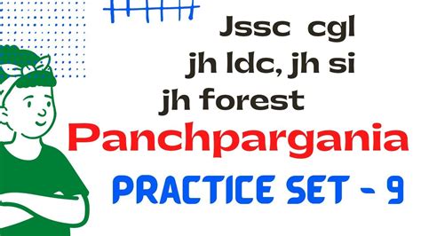 Panchpargania Practice Set 9 Jssc CGL Excise Constable Jh Police