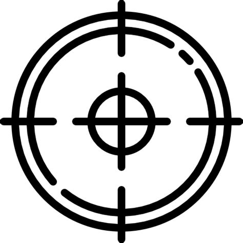 Circular Target, Shooting Target, Gun Target, looking, sniper icon