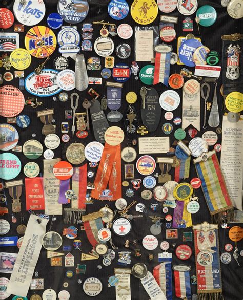 Lot 566 Collection Of Pins Historic Tennessee Interest Case Auctions