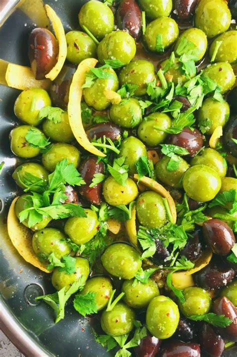 Easy Marinated Olives Are A Great Addition To A Cheese Board Or For