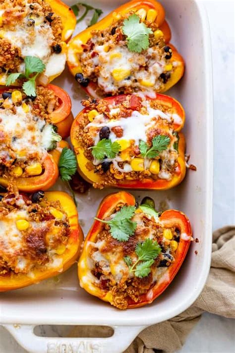 Best Vegetarian Stuffed Peppers Recipe Easy And Homemade 2024