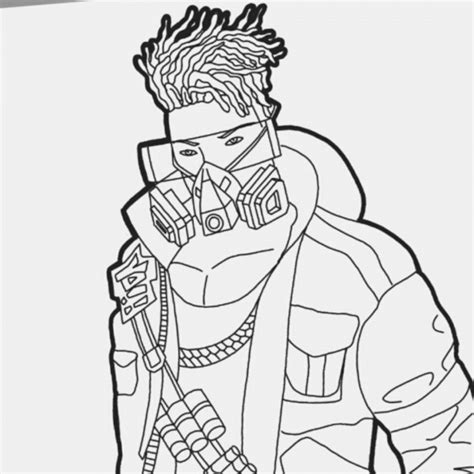 Fre Fire Para Colorear E Imprimir - Dibujo De Moco 2 De Free Fire Para