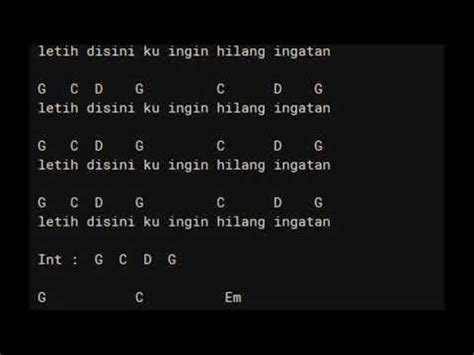 Terlintas keinginan untuk dapat hilang ingatan agar semua terlupakan…. Rocket Rockers - Ingin Hilang Ingatan Chord Lirik - YouTube