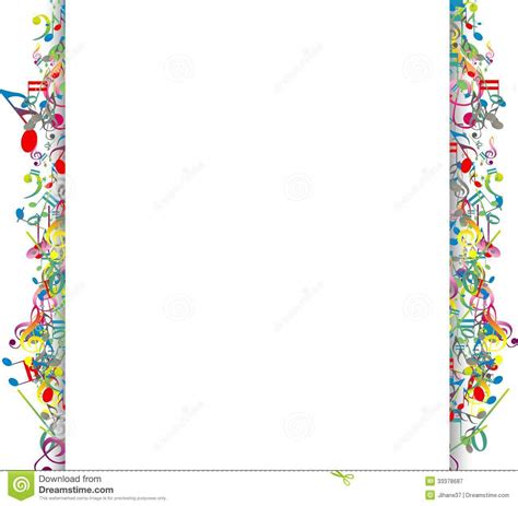 Colorful Music Notes Border Clipart Panda Free Clipart Images