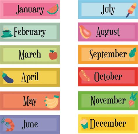 Create printable calendars formatted for microsoft word®. 10 Best Printable Calendar Month Labels - printablee.com
