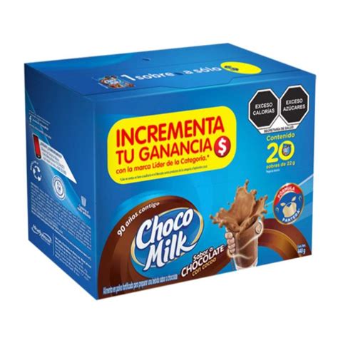Tienda Scorpion Chocolate En Polvo Choco Milk Paquete Con 20 Sobres De