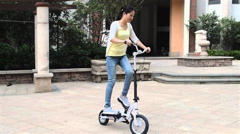 ZZMERCK Pedal Scooter Stepper Bike - YouTube