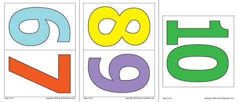 Take a print out (preferably on card stock) and cut along the dotted lines. Numbers | Free Printable Templates & Coloring Pages ...